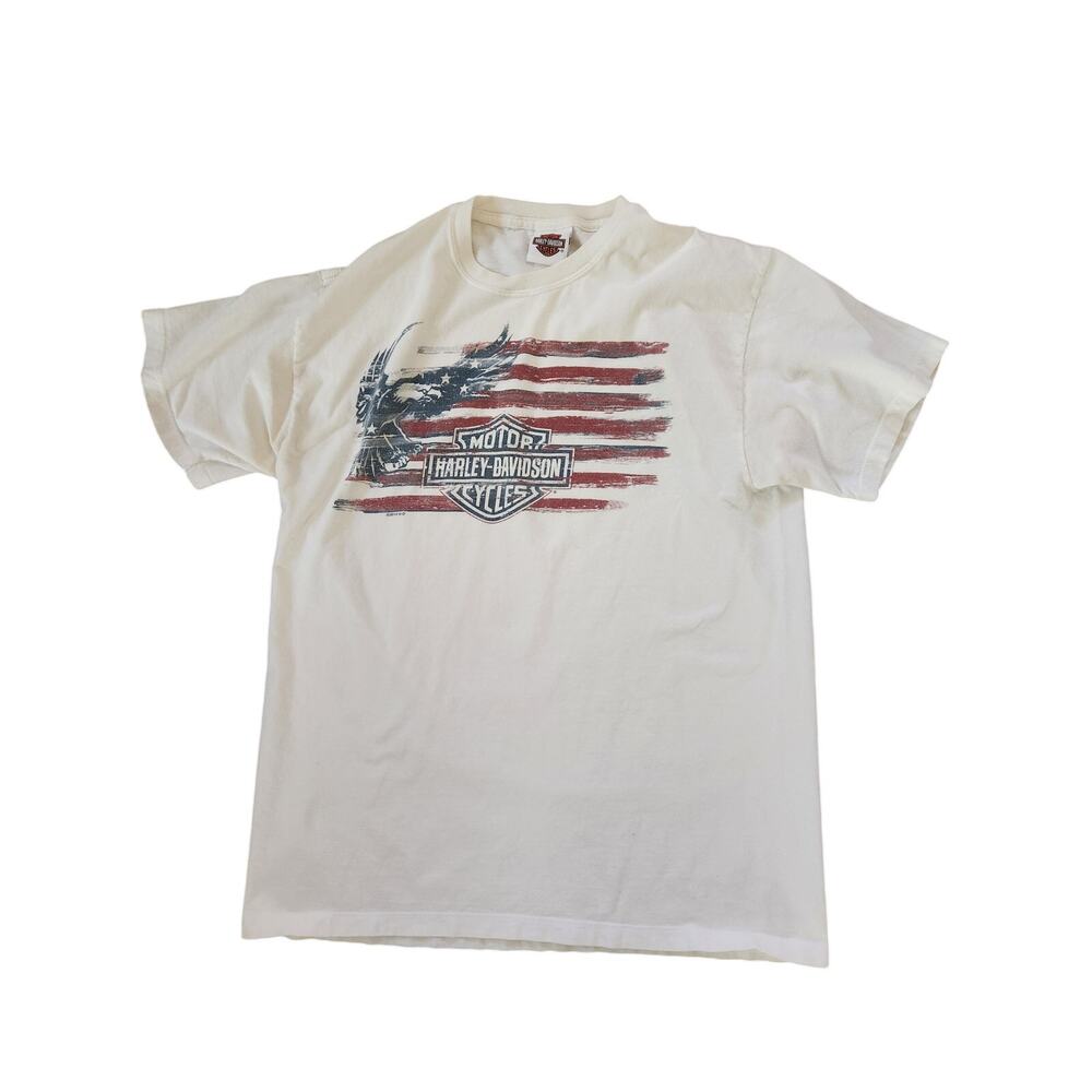 Harley-Davidson men's large Route 66 Mother Road short sleeve white t-shirt